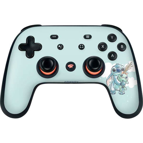 Disney Lilo and Stitch Stitch and Scrump Google Stadia Controller Skin